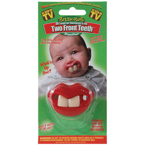 (image for) Billy Bob Teeth - Two Front Teeth - Pacifier